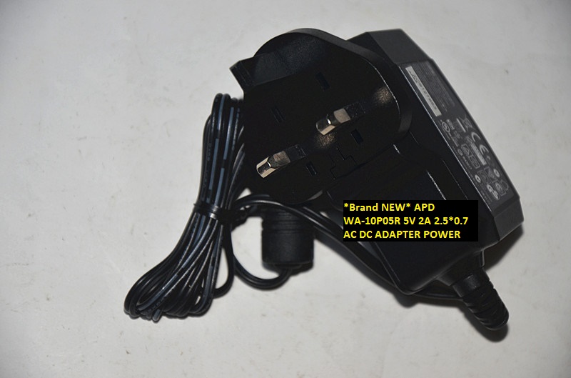 *Brand NEW* APD WA-10P05R 5V 2A 2.5*0.7 AC DC ADAPTER POWER SUPPLY